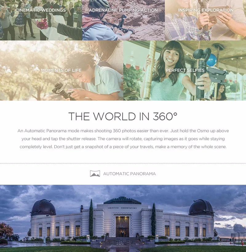 Free Gift DJI Osmo Handheld 4K Camera And 3 Axis Gimble Stabilizer Gimbal 3 Axis Gimbal DJI Phantom 3 EMS Free