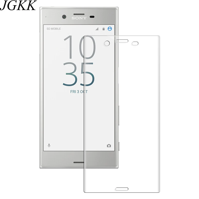 JGKK для sony Xperial XZ2 Премиум 3D изогнутые с полным охватом спереди Экран протектор XZ 2