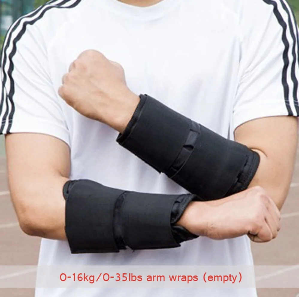 15kg Running Exercise Empty Weight Vest Boxing Training Adjustable Shank Wrist Wraps Crossfit Swat Loading Weight Vest