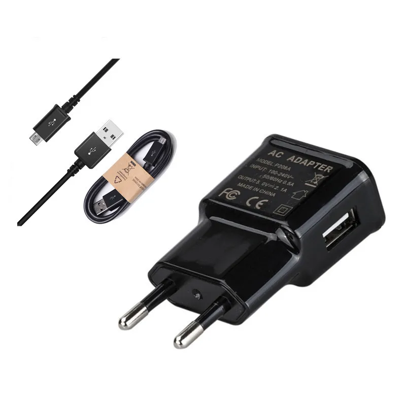 Micro USB дорожное настенное зарядное устройство адаптер для Samsung Galaxy J7 J5 J3 J2 J1 A6 плюс