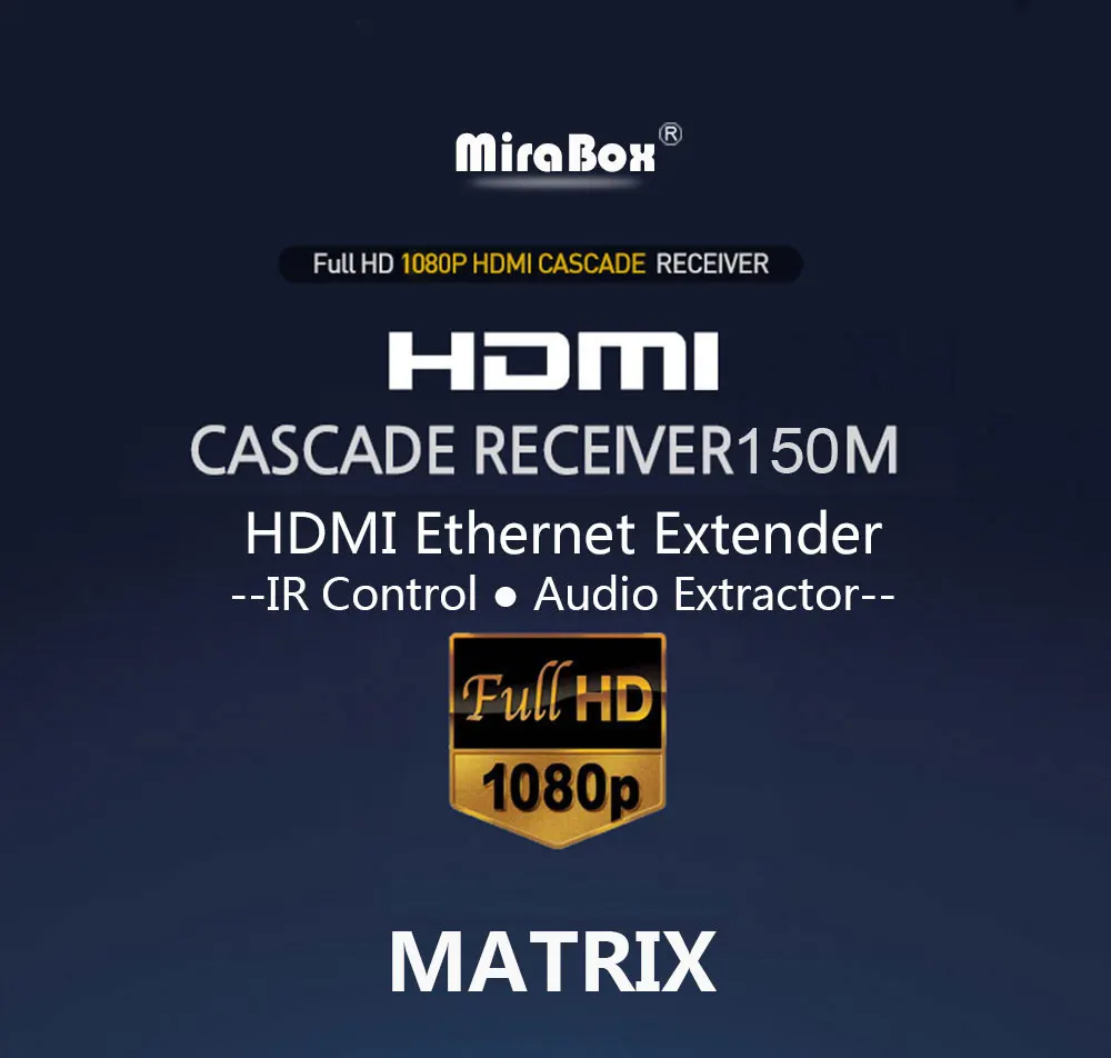 MiraBox HSV891M HDMI Matrix Extender Support 1080p Full HD over Cat5 Cat6 RJ45 IR HDMI Matrix Sender Receiver over IP TCP UTP (1)