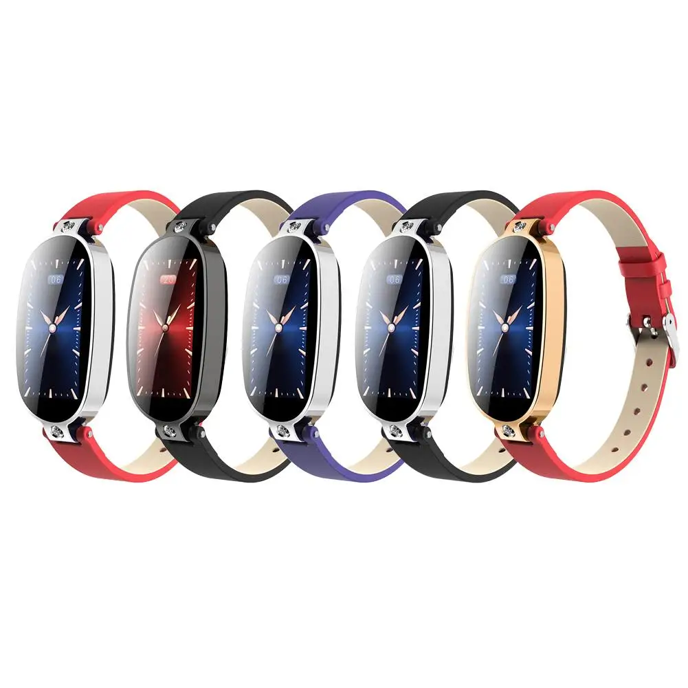 

B79 Female Smart Bracelet Fitness Tracker ECG Blood Pressure Double Heart Rate Sleep Health Monitoring Sports Waterproof Watch