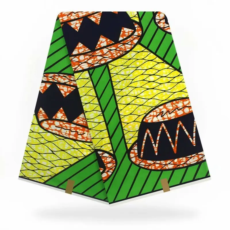 

New Arrival 2019 Style Veritable Wax Hollandais Guaranteed Real Dutch Wax 6yard Quality African Fabric Print For Sewing Dress