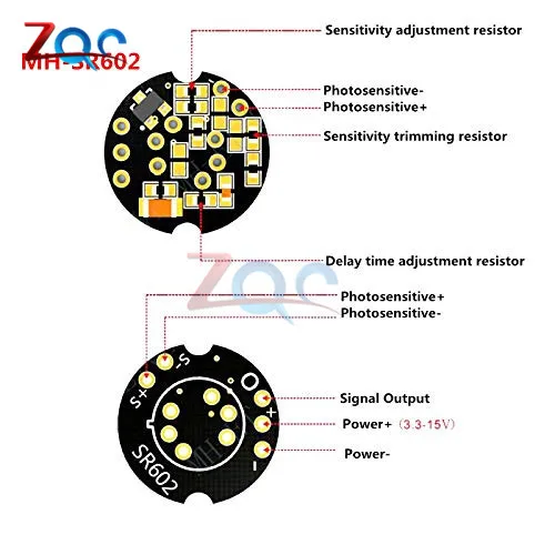 MH-SR602 Мини датчик движения модуль детектора SR602 пироэлектрический инфракрасный PIR комплект датчик y переключатель кронштейн для Arduino Diy с объективом