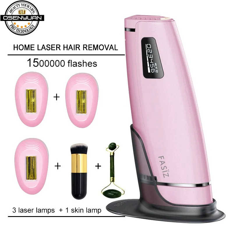 Gift free 4in1 1500000pulsed IPL Laser Hair Removal Device Permanent