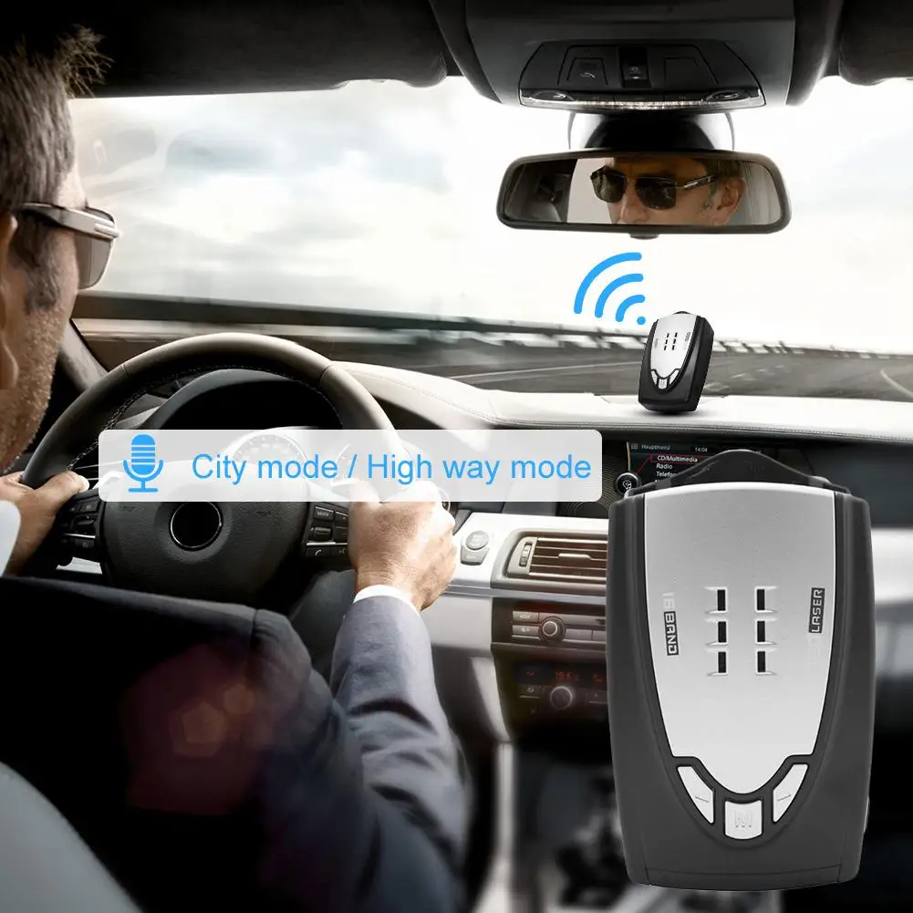 

M6 Car Full Band Scanning Speed Control Voice Alert Warning Radar Detector