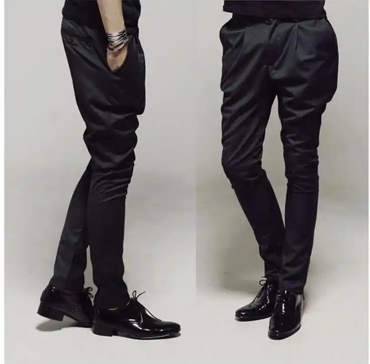tapered cut trousers