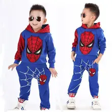 Г. Комплекты одежды для маленьких мальчиков с человеком-пауком, спортивный костюм Рождественская Одежда для мальчиков осенне-зимняя одежда с человеком-пауком, От 3 до 7 лет