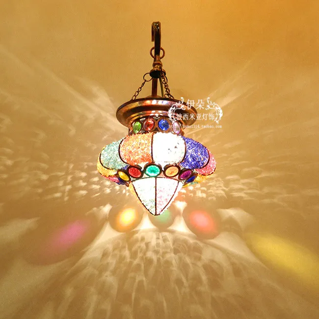 

Bohemian wall lamp Southeast Asia wall light mirror front lamp bedroom aisle balcony Art corridor light Club light LU726257