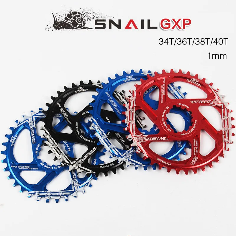 

Bicycle Chain wheel 34T 36 38 40T Narrow Wide Bicycle Chainring For GXP X9 XO XX1 CNC AL7075 Crankset repiar parts
