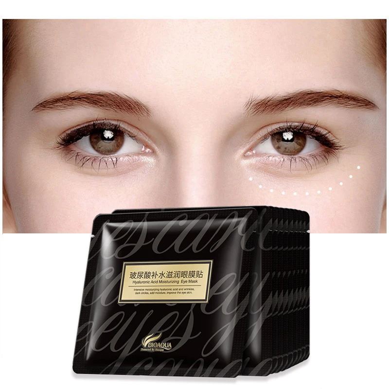 1Pcs Hyaluronic Acid Moisturizing Eye Mask For The Eye Anti-Wrinkle Remove Black Eye Face Care