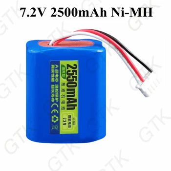 

GTK 7.2v nimh battery 2550mah 7.2v rechargeable battery 7.2v robot vacuum cleaner battery for 380T 380 Mint 5200C 5200