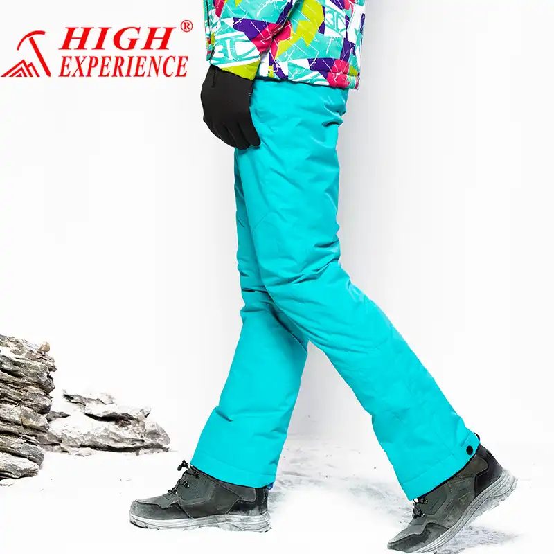 yellow ski pants womens
