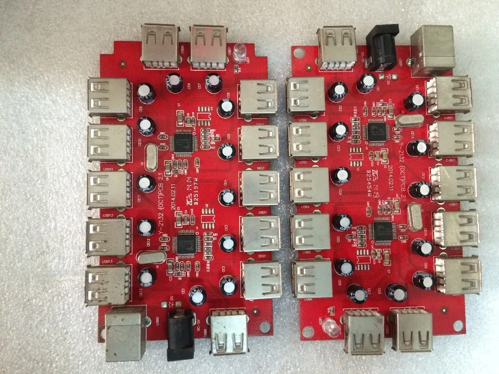 Kuangcheng USB2.0 13 портовый концентратор расширитель портов децентрирующий PCB|pcb| |