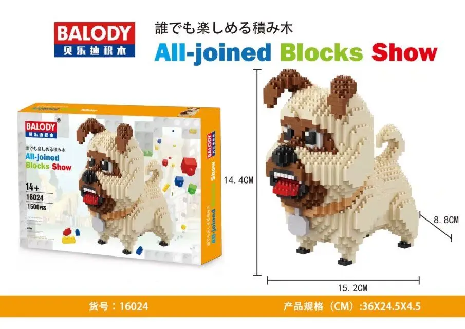 Микро блоки собака модель маленькие кирпичи такса игрушка в сборе brinquedos Шнауцер фигурка Хаски дети подарки игрушки для детей