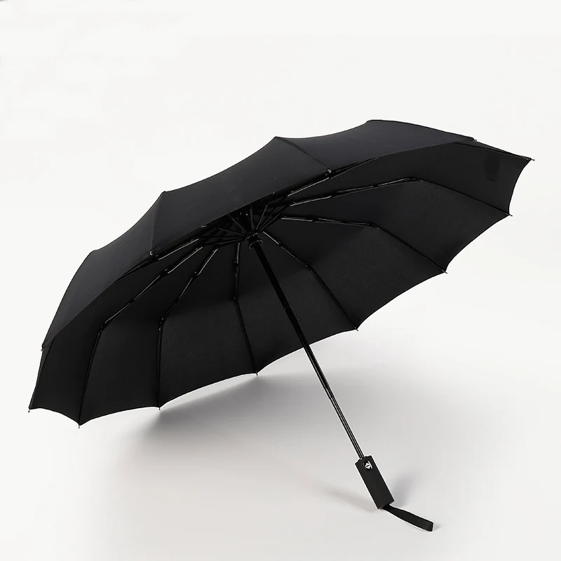 YADA 12 Bone Large Solid Automatic Umbrella Windproof Folding Rainy Umbrellas For Women Men Anti-UV Auto Umbrella Female YD171