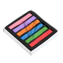 1 компл. 6 цветов Красивые шпилька для волос окрашивания волос Цвет Мел карандаш Лидер продаж