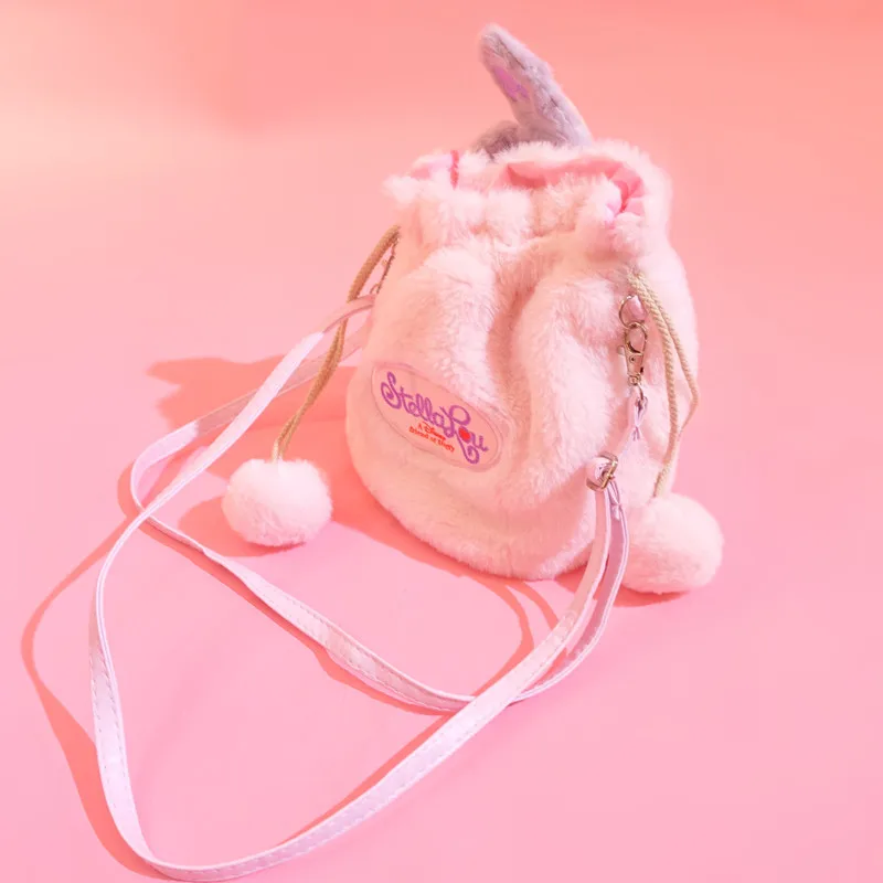 Kawaii stellalou Rabbit плюшевые сумки японского аниме пасхальные Duffy медведи мягкие животные кукла двойная сумка рюкзак подарок