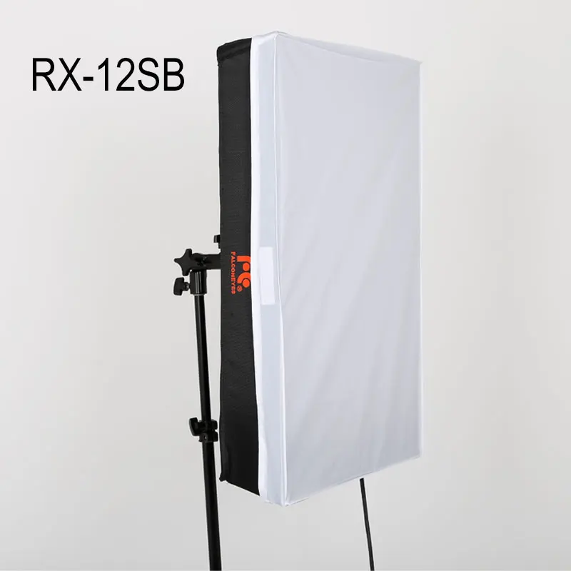 Falcon Eyes 50W kaksivärinen vedenpitävä LED-valaistus Studio kannettava videovalaisin Ammattilainen valokuvausvalaisin filmille RX-12TD Súile Falcon 50W Bi-Dath Uiscedhíonach Stiúir Soilsiú Grianghraf Stiúideo Inaistrithe Vi
