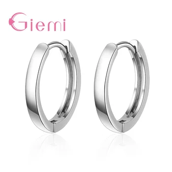 

Great Promotion Korean Style Super Nice Hoop Earrings White Gold/Black Gold Color For Choice Good Gift For Wife/Daughter/Friend