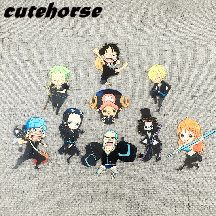 

Cute cartoon ONE PIECE series fridge magnets High grade acrylic fridge magnets