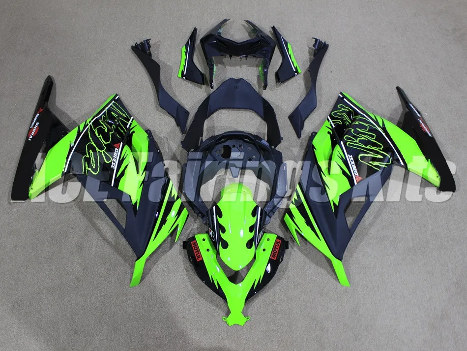 

New ABS fairing kit for Kawasaki Ninja300 EX300 300R 2013 2014 2015 2016 13 14 15 16 17 Fairings set Injection mold hot sales