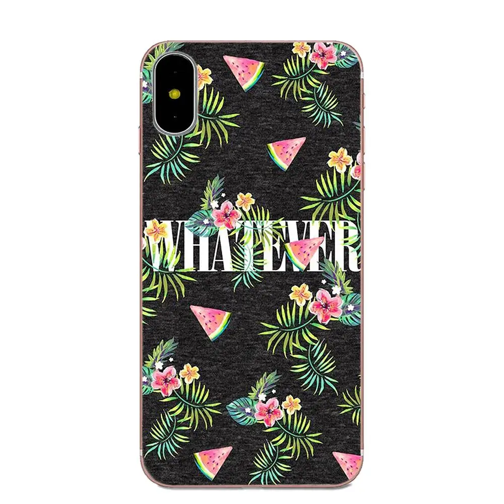 В гавайском стиле с изображением пальм для Apple iPhone 4 4S 5 5C 5S SE 6 S 7 8 Plus X XS Max XR ТПУ