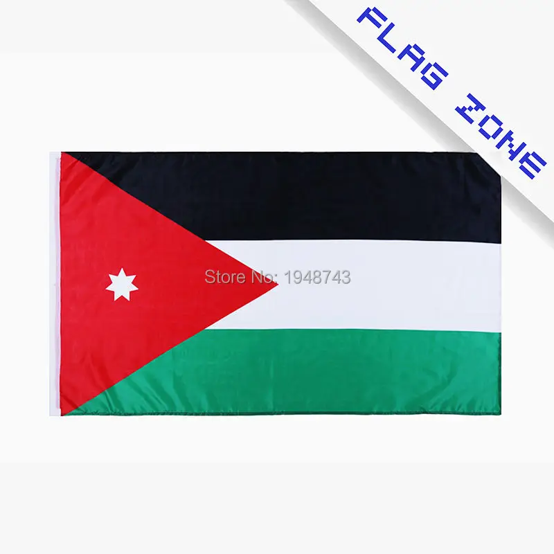 

2017 The Jordan Flag Polyester Flag 5*3 FT 150*90 CM High Quality