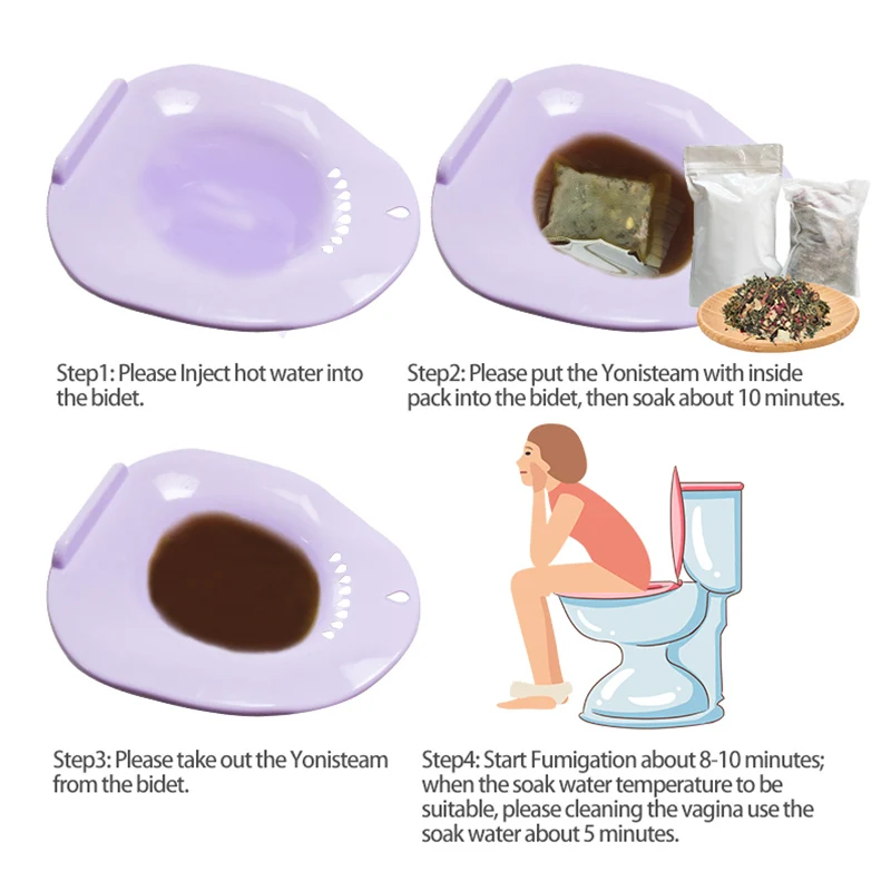 Цена 1 пакет вагины паровой 1 шт. yonipame биде 100% китайские травяные Детокс паровой женской гигиены yoni паровой вагинальный Здоровье натуральный трав...