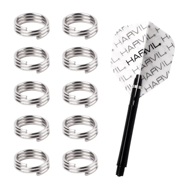 100Pcs/lot Professional Silver Dart Shaft Rings for Nylon Darts Shafts