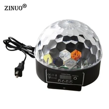 ZINUO LED Stage Lamps 20W DMX512 Disco Stage Lighting Digital LED RGB Crystal Magic Ball Effect Light