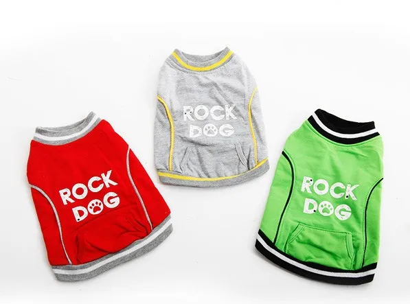 Стразы для собак, принт в виде лап, Одежда для питомцев, одежда для собак в стиле рок, щенков, куртка для собак, 3 цвета, S-XXL, летняя одежда