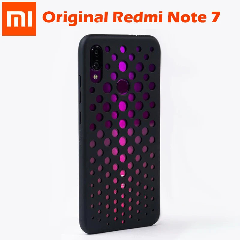 

Original Xiaomi Redmi Note 7 Case Frosted Shield Luxury PC Matte Hard Shell Phone Case Cover for Xiaomi Redmi Note 7 hollow hole
