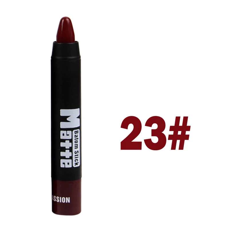 

5Pcs 23 Matte Velvet Lipstick Pen Cosmetics Lip Batom Crayon Make Up Long Lasting Waterproof Red Nude Lip Stick Pigment Beauty
