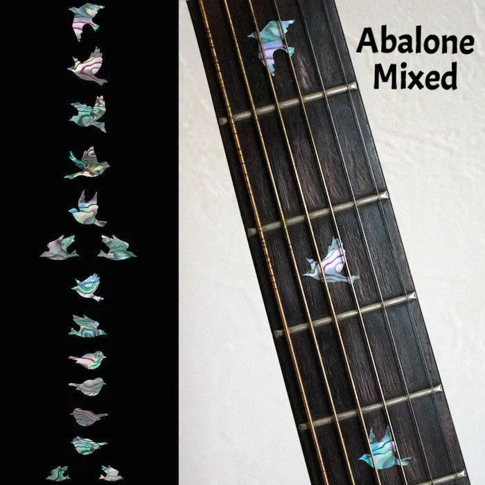Fretboard Markers Inlay Sticker Decals for Guitar & Bass Birds in Flight-AB 