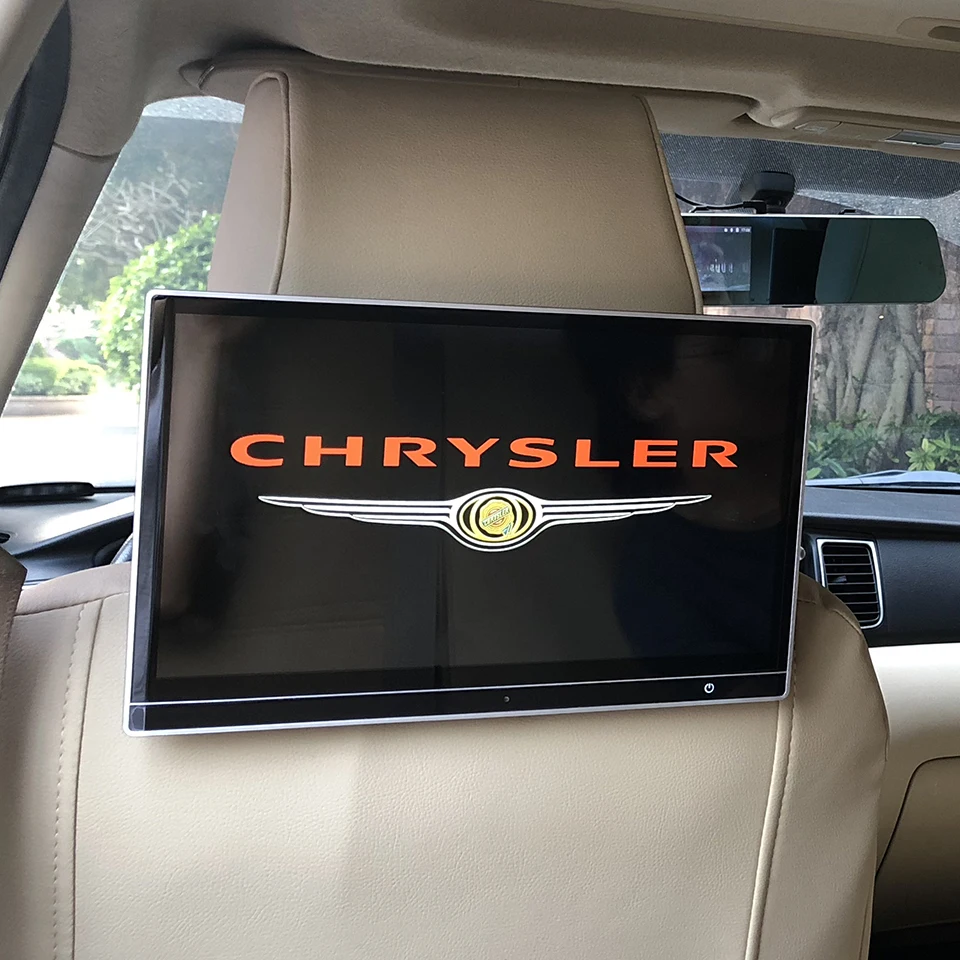 

12.5'' Android Eight-Core Touch Screen Car Headrest TFT LCD Monitor Head Rest Display 1080P Multimedia MP5 Player For Chrysler