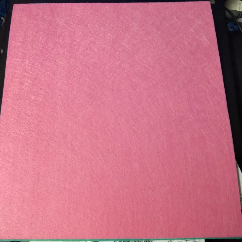 30x30 см 16 цветов выбор 3 мм Толщина фетровая Полиэстеровая ткань рукоделие фетровая ткань нетканый материал для шитья своими руками - Цвет: pink
