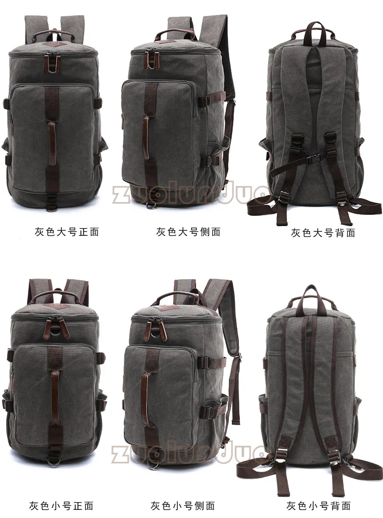 DANJUE холщовая, на одно плечо багажная сумка большой емкости рюкзак для переноски в путешествия вещевые сумки сумка ретро мужские сумки