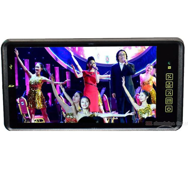 2018 Newest 9 Inch LCD Car Mirror Monitor Bluetooth MP5 FM Music Player with USB SD Remotely control Audio input Parking assist
