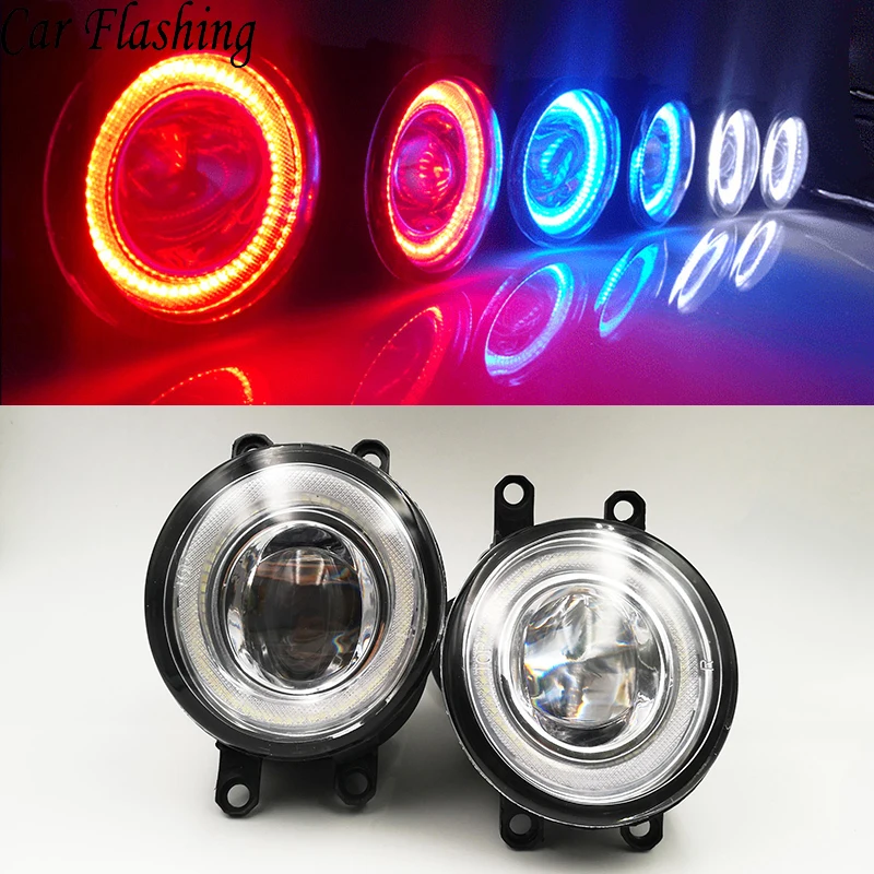 

1Pair LED Angel Eyes Fog Light Lamp For Toyota Corolla Camry Yaris RAV4 Lexus GS350 GS450h LX570 HS250h IS-F LX570 RX350 RX450h