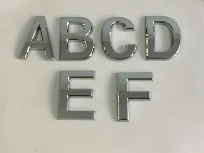 ABCEDF письмо дом отель офис табличка стикер с цифрами табличка знак современный золотой номер ворота адрес таблички ABS пластик 7x5 см