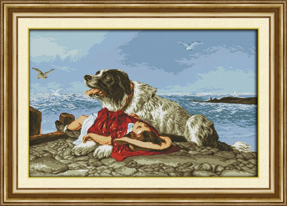 

New arrival 2018 Guard DMC Counted Chinese Cross Stitch Kits printed Cross-stitch set Embroidery Needlework