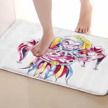 Клоун Стиль Коврик для ванной комнаты, смешной Противоскользящий коврик для ванной, занавески для душа s аксессуары, соответствующие вашей душевой занавеске