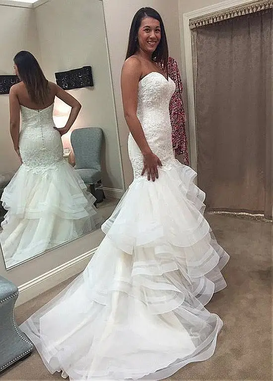 

Backless Vestido De Noiva 2019 Muslim Wedding Dresses Mermaid Sweetheart Lace Beaded Boho Dubai Arabic Wedding Gown Bridal