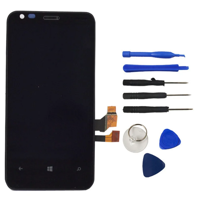 

High For Nokia Lumia 640 N640 LCD Display Touch Screen Digitizer Assembly + Bezel Frame Replacements Part + Tools Free Shipping
