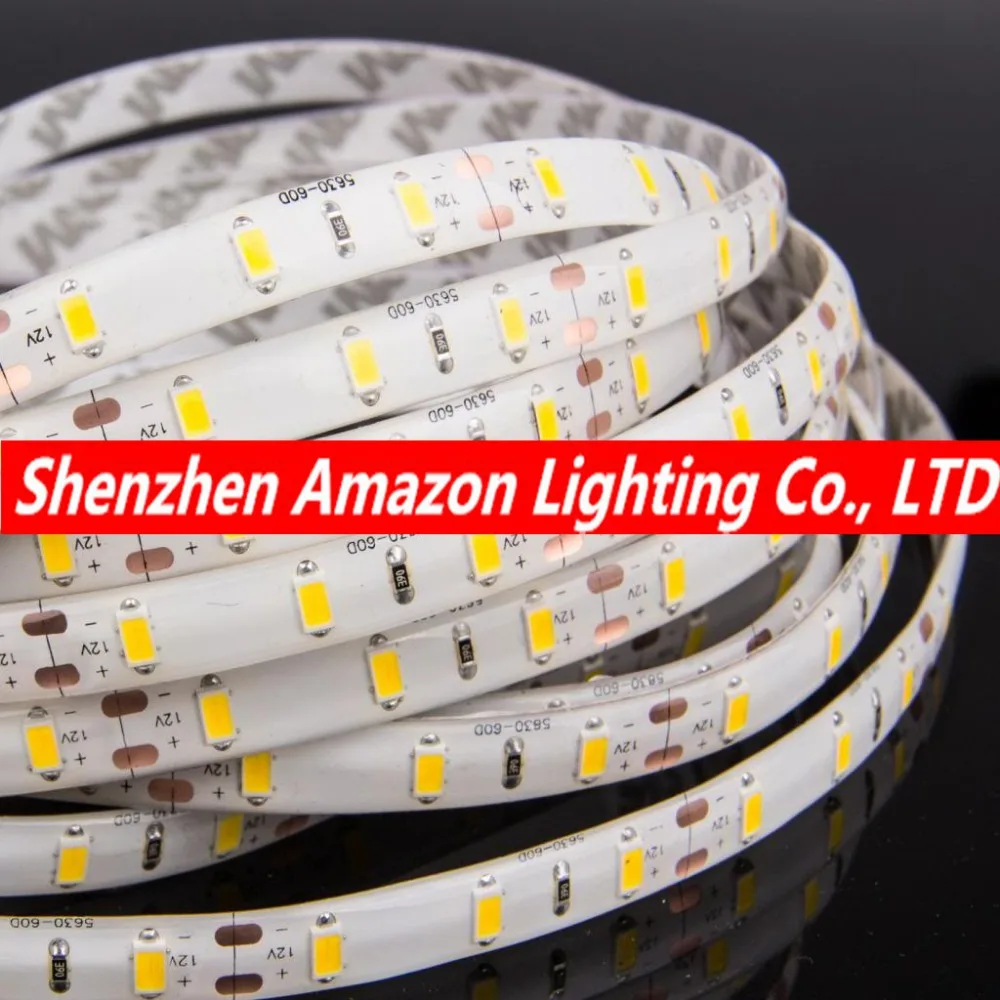 Buy 5M Cheap Warm / Cold White Waterproof LED SMD 5630