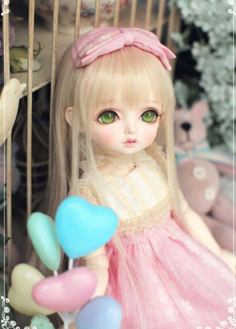 Полный набор 1/4 BJD куклы BJD/SD прекрасный Bambis смолы куклы с бесплатными глазами для ребенка подарок на день рождения