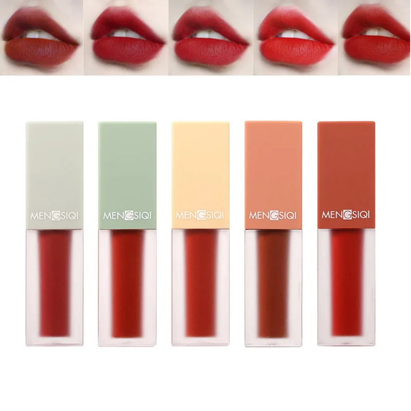 

Waterproof Matte Liquid Lipstick Women Sexy Makeup Lasting Lip Tint Levre Lipgloss Batom Mate Nude Color Red Lip Gloss TSLM1