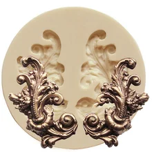 Сахар искусственный цветок силиконовая форма помадка форма торт декоративное устройство для шоколада винтажная декоративная Тотем шоколадная форма