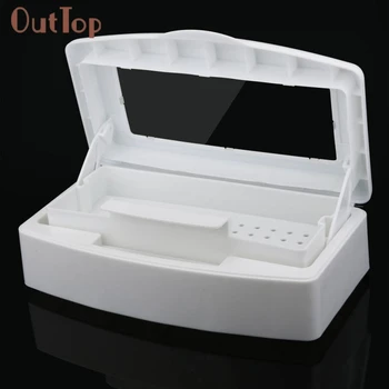

Hot Best Deal Beautiful Women Sterilizer Tray Box Sterilizing Clean Nail Art Salon Manicure Implement Tool DX28